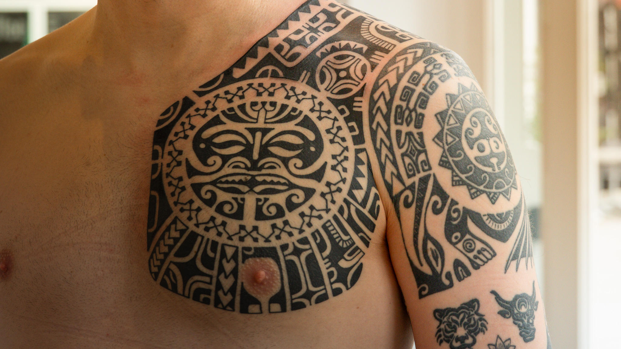 tribal tattoo maori